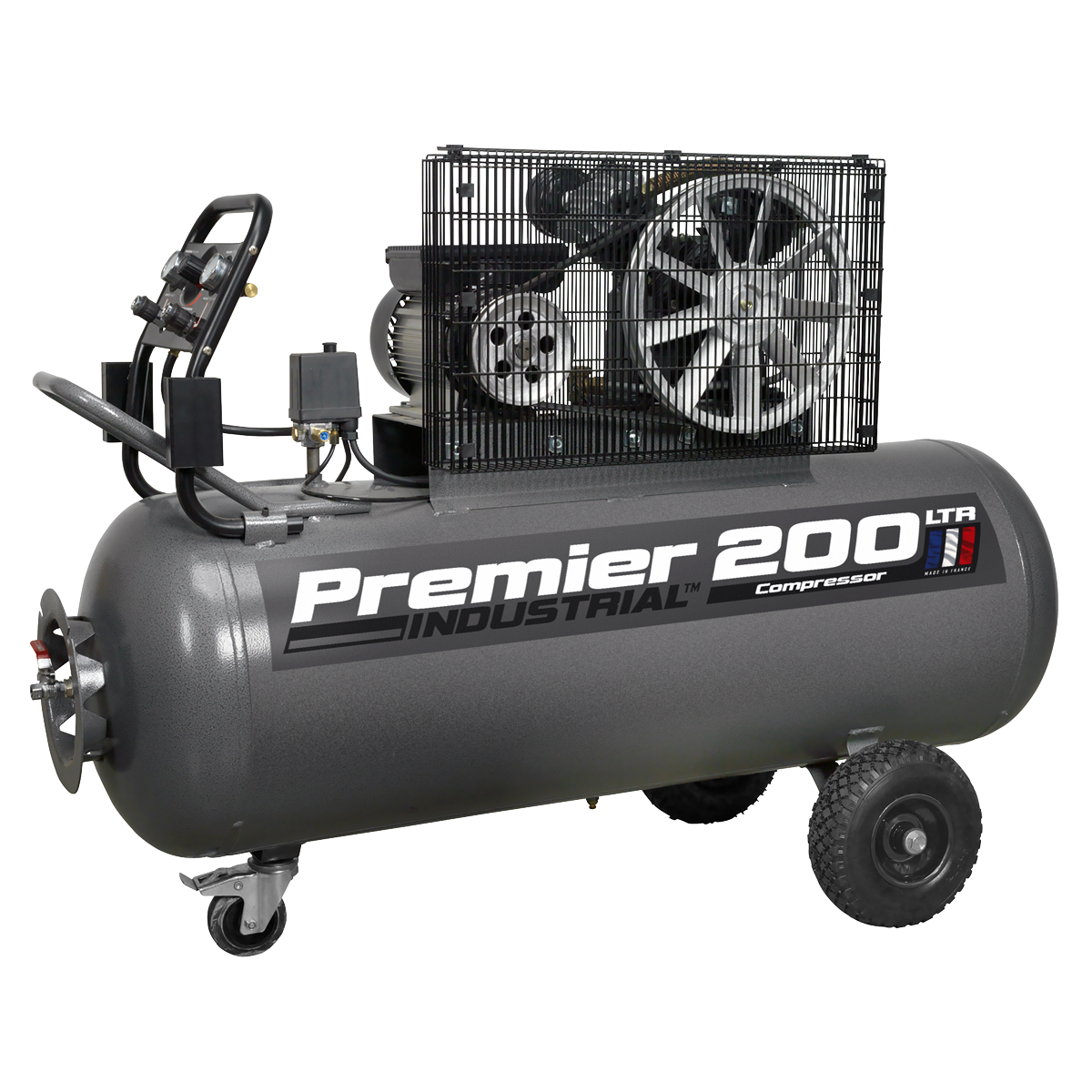 Premier SAC3203B Premier 200L Belt Drive Air Compressor with Front Control Panel 3hp