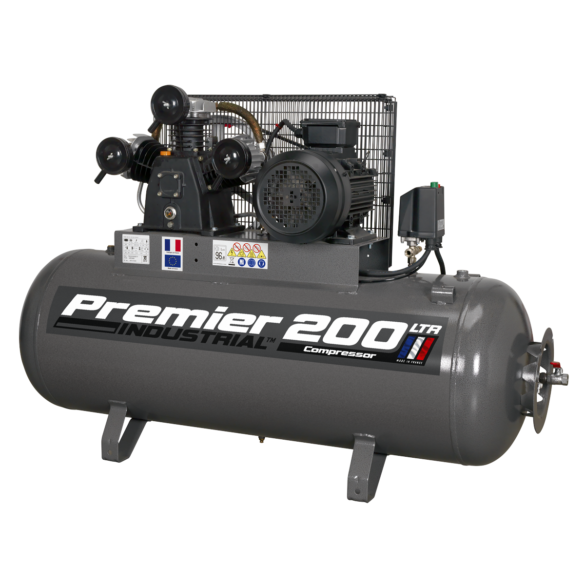 Premier SAC32055B Premier 200L Belt Drive Air Compressor 5.5hp