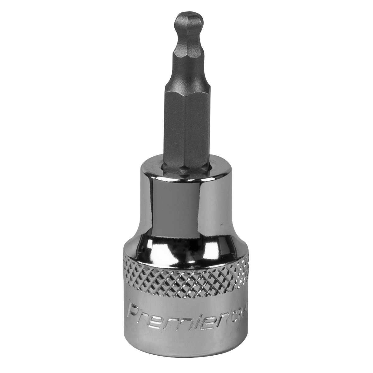 Premier SBBH002 Premier Ball-End Hex Socket Bit 3/8"Sq Drive 4mm