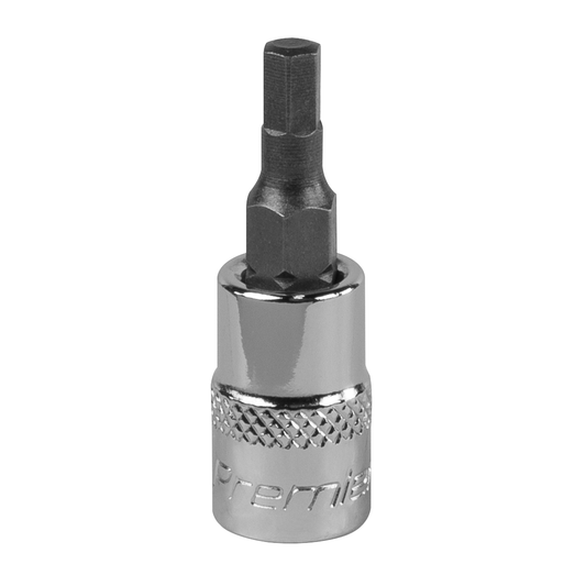 Premier SBH002 Premier Hex Socket Bit 1/4"Sq Drive 4mm