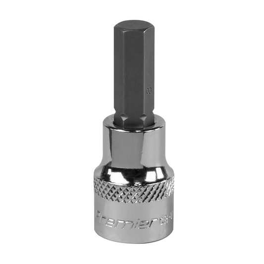Premier SBH011 Premier Hex Socket Bit 3/8"Sq Drive 8mm