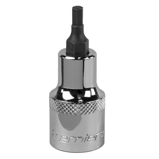 Premier SBH016 Premier Hex Socket Bit 1/2"Sq Drive 4mm