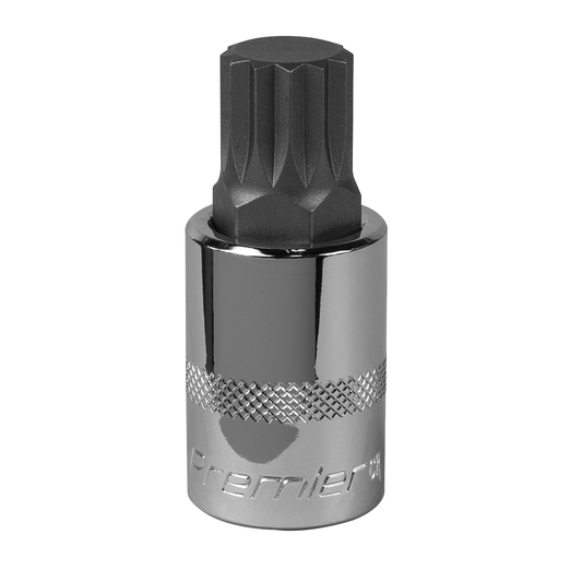 Premier SBS019 Premier Spline Socket Bit 1/2"Sq Drive M18