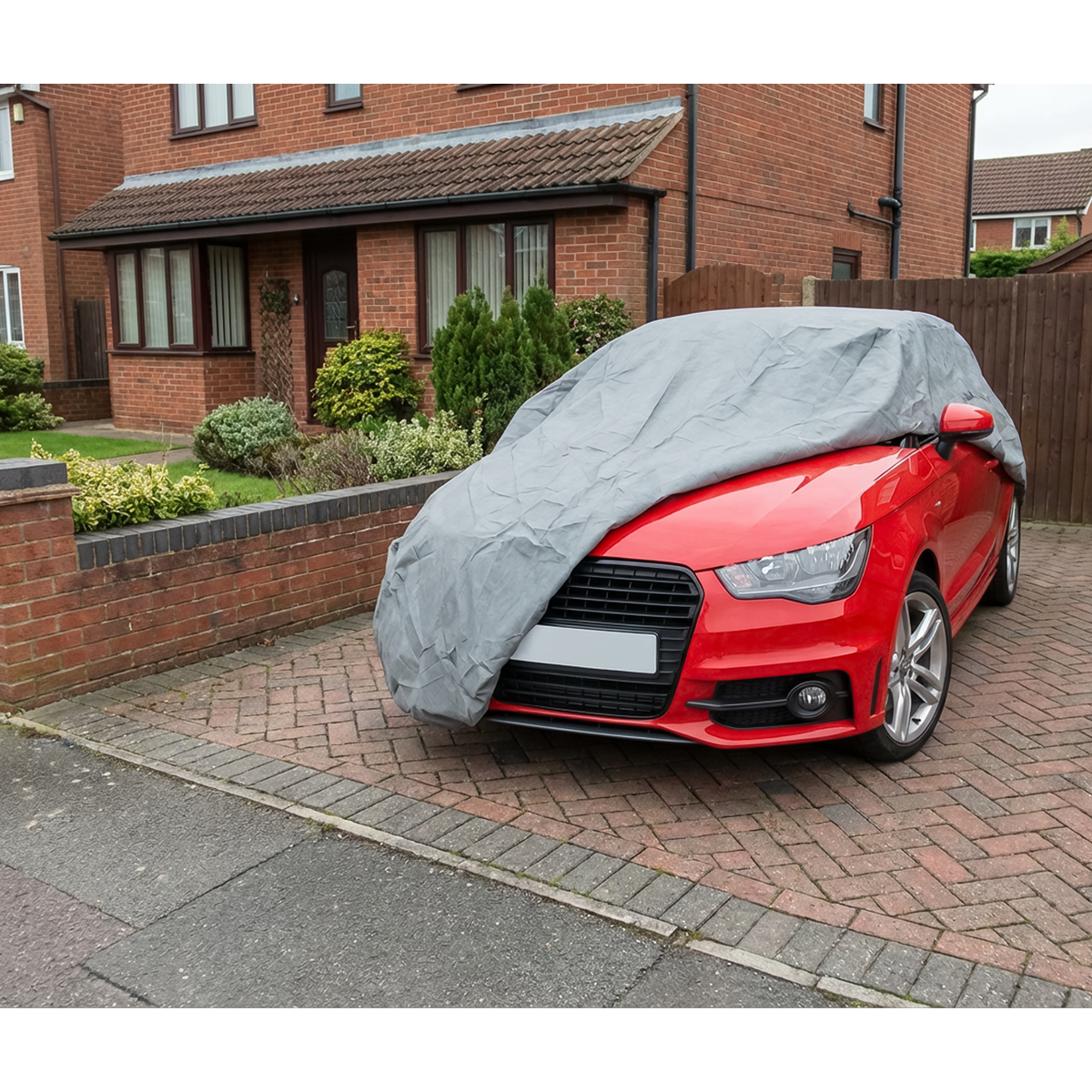Premier SCCM Premier 3-Layer All-Seasons Car Cover - Medium