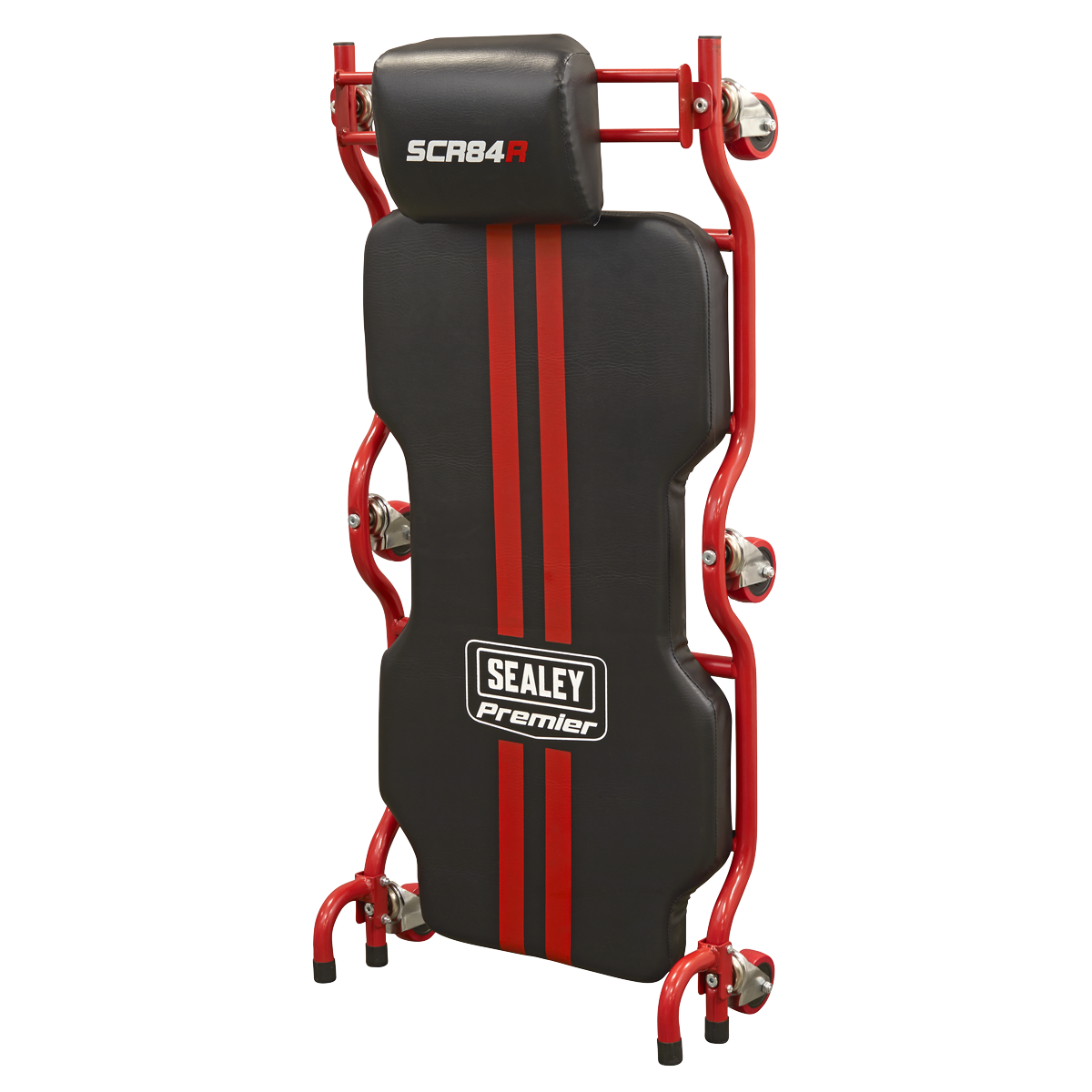 Premier SCR84 Deluxe Steel Creeper with 6 Wheels & Headrest