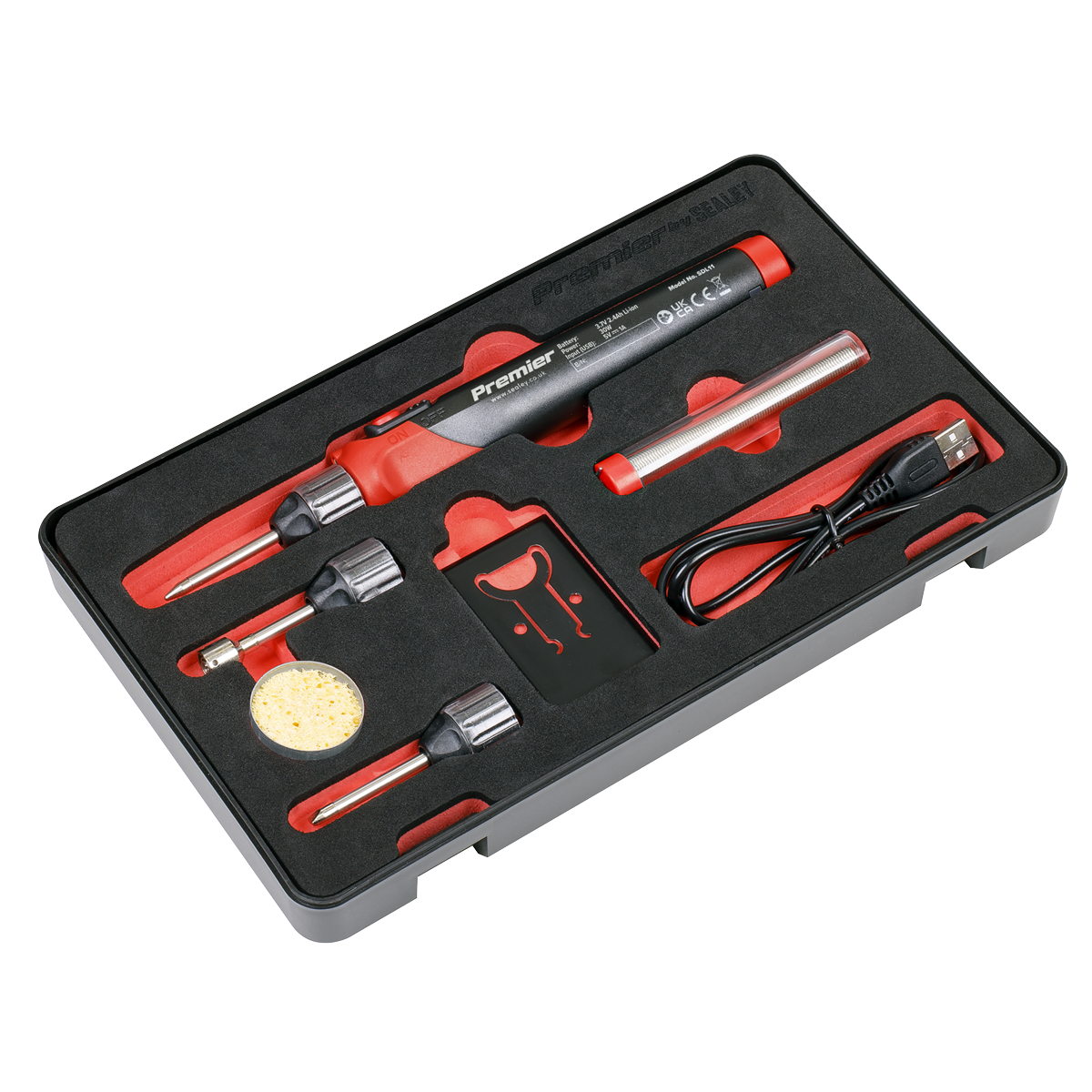 Premier SDL11 Premier Rechargeable Soldering Iron Kit 30W