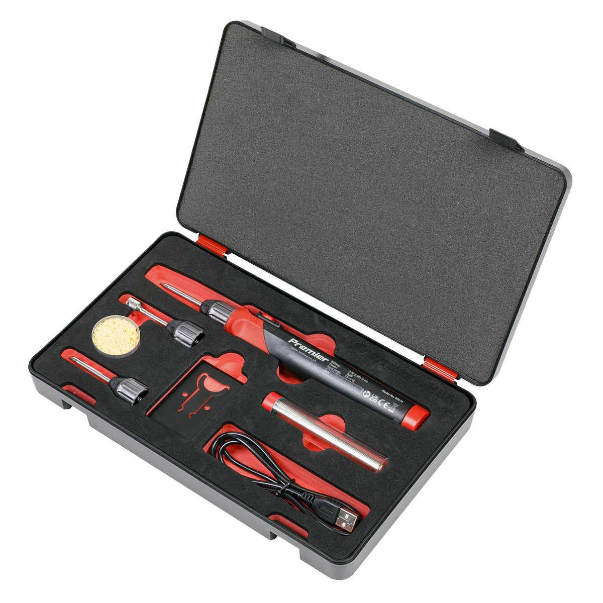Premier SDL11 Premier Rechargeable Soldering Iron Kit 30W