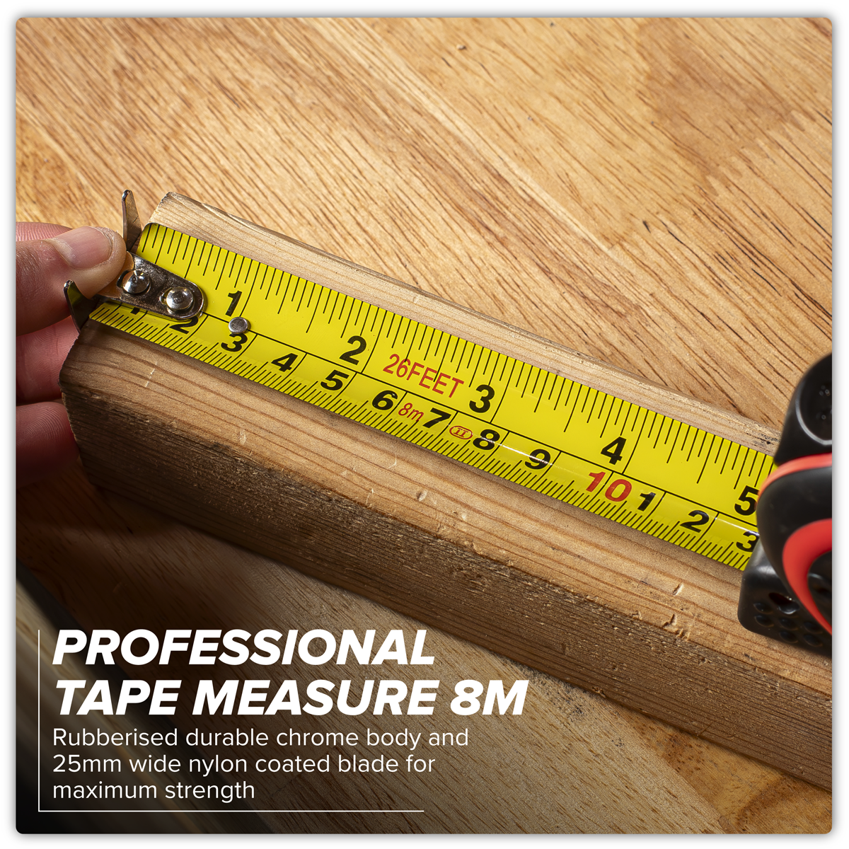 Premier SMT8H Premier Heavy-Duty Tape Measure 8m(26ft)