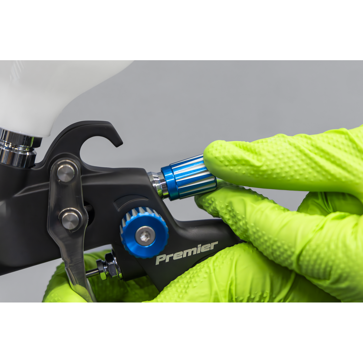 Premier SP01 Premier Professional SP Gravity Feed Spray Gun 1.4mm Set-Up