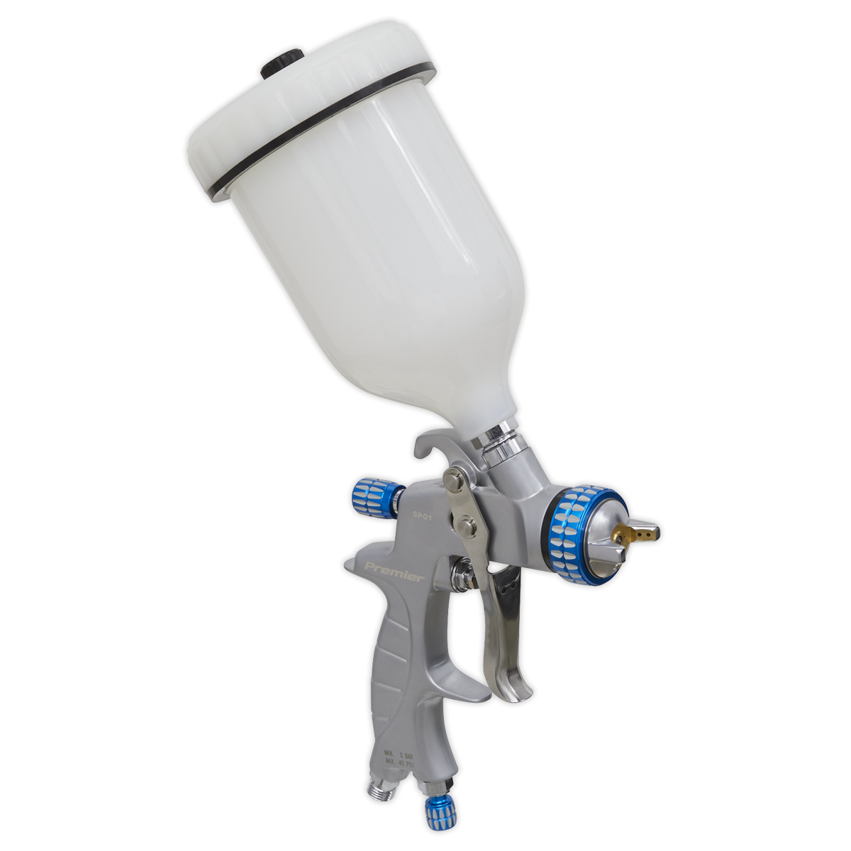 Premier SP01 Premier Professional SP Gravity Feed Spray Gun 1.4mm Set-Up