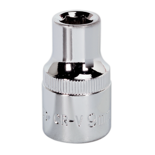Premier SP1209 Premier Fully Polished Socket 1/2"Sq Drive 9mm