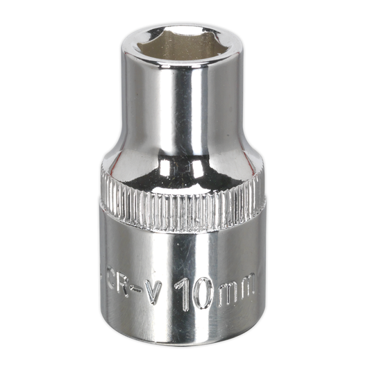 Premier SP1210 Premier Fully Polished Socket 1/2"Sq Drive 10mm