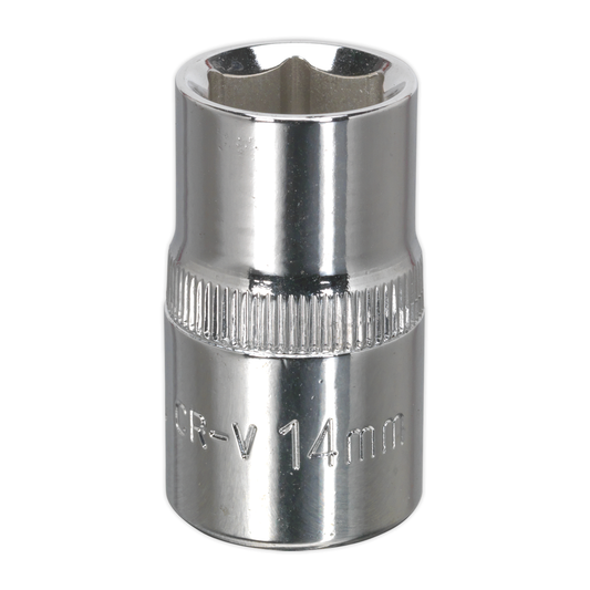 Premier SP1214 Premier Fully Polished Socket 1/2"Sq Drive 14mm