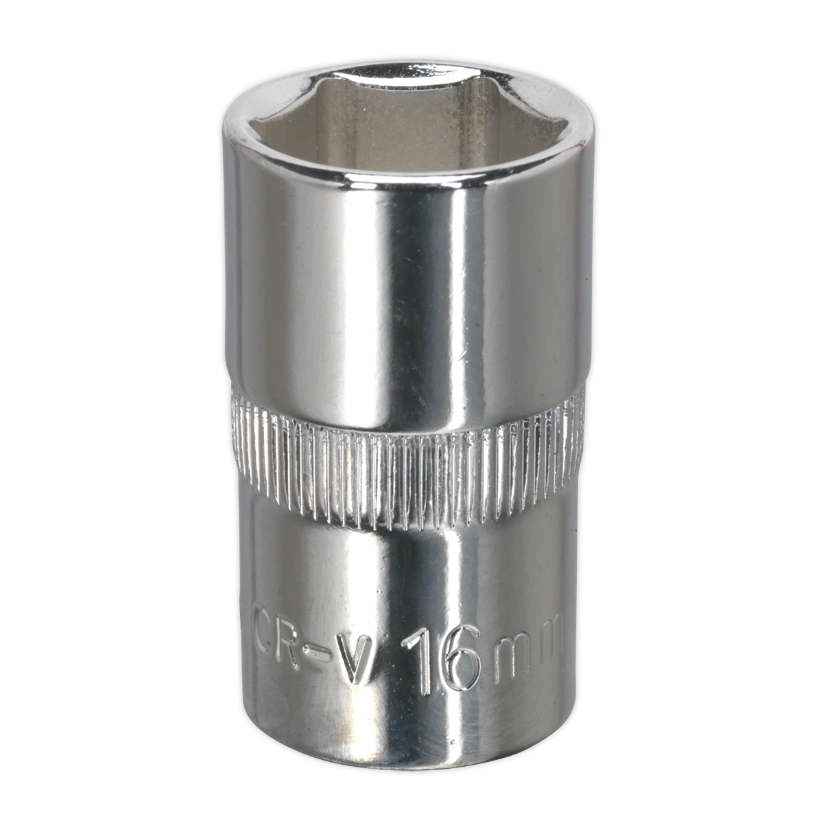 Premier SP1216 Premier Fully Polished Socket 1/2"Sq Drive 16mm