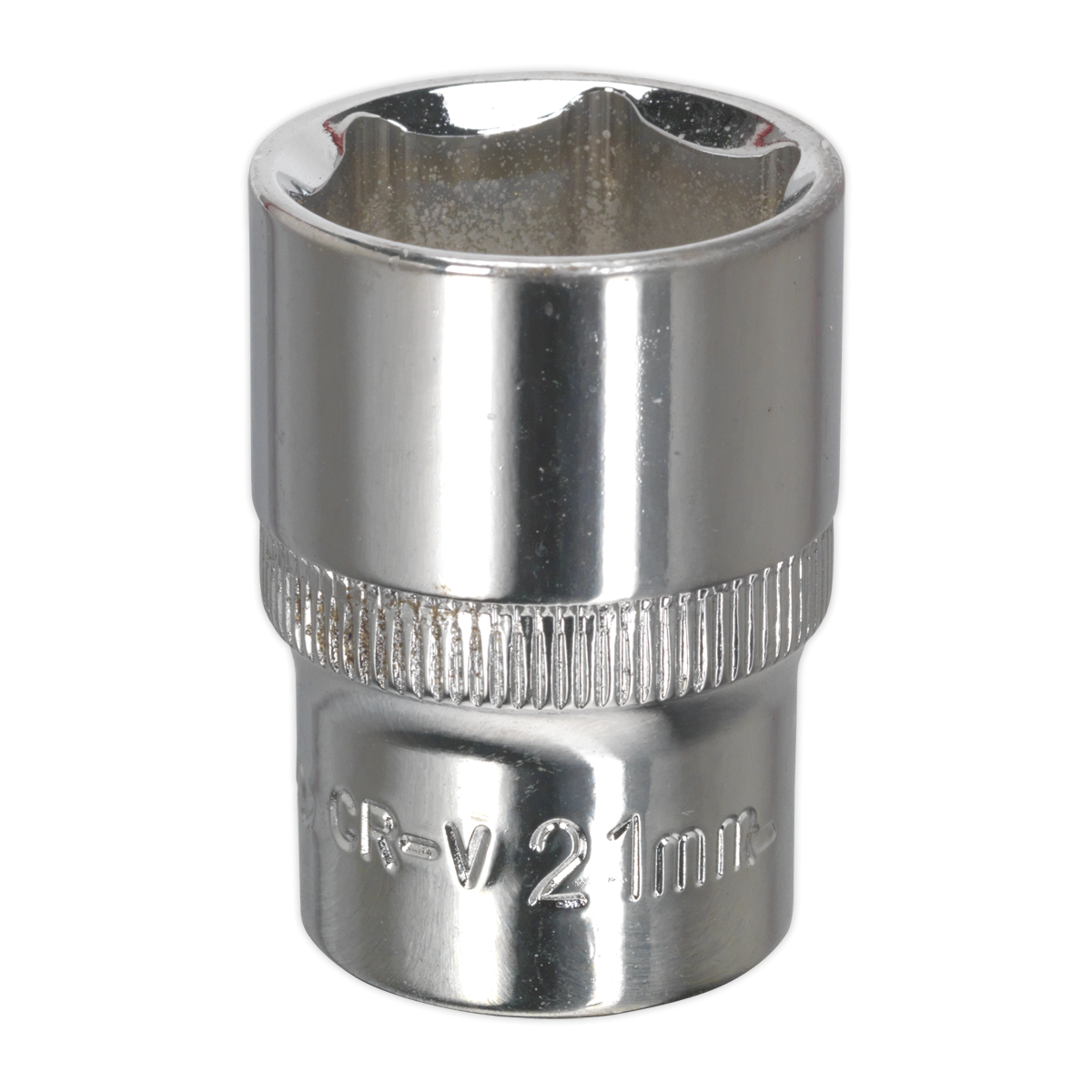 Premier SP1221 Premier Fully Polished Socket 1/2"Sq Drive 21mm