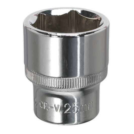 Premier SP1225 Premier Fully Polished Socket 1/2"Sq Drive 25mm
