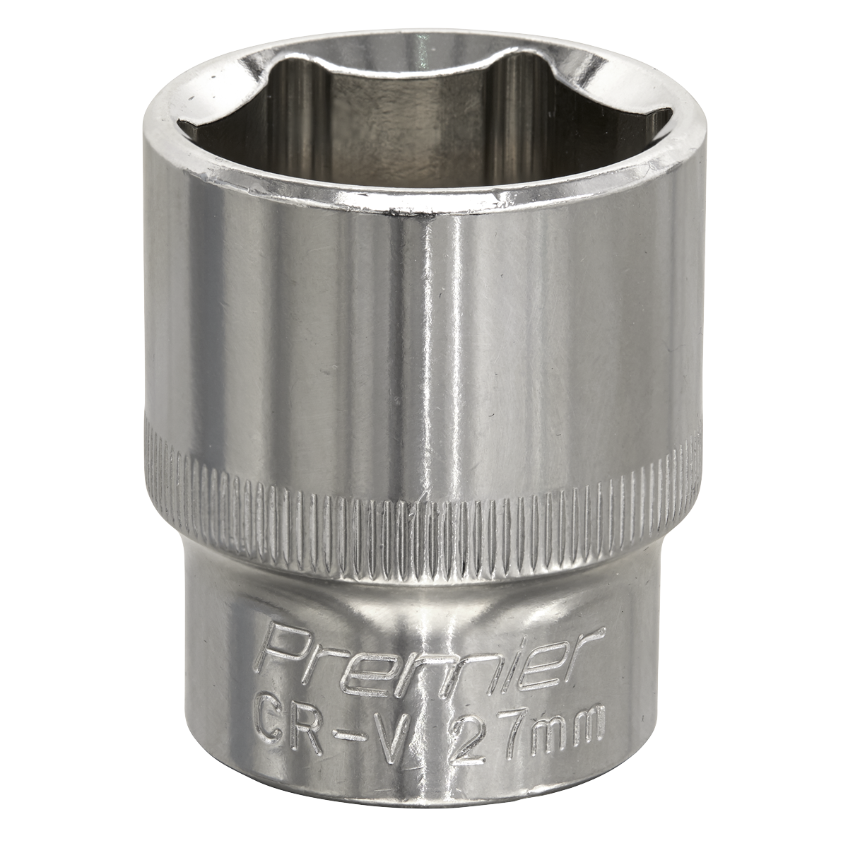 Premier SP1227 Premier Fully Polished Socket 1/2"Sq Drive 27mm