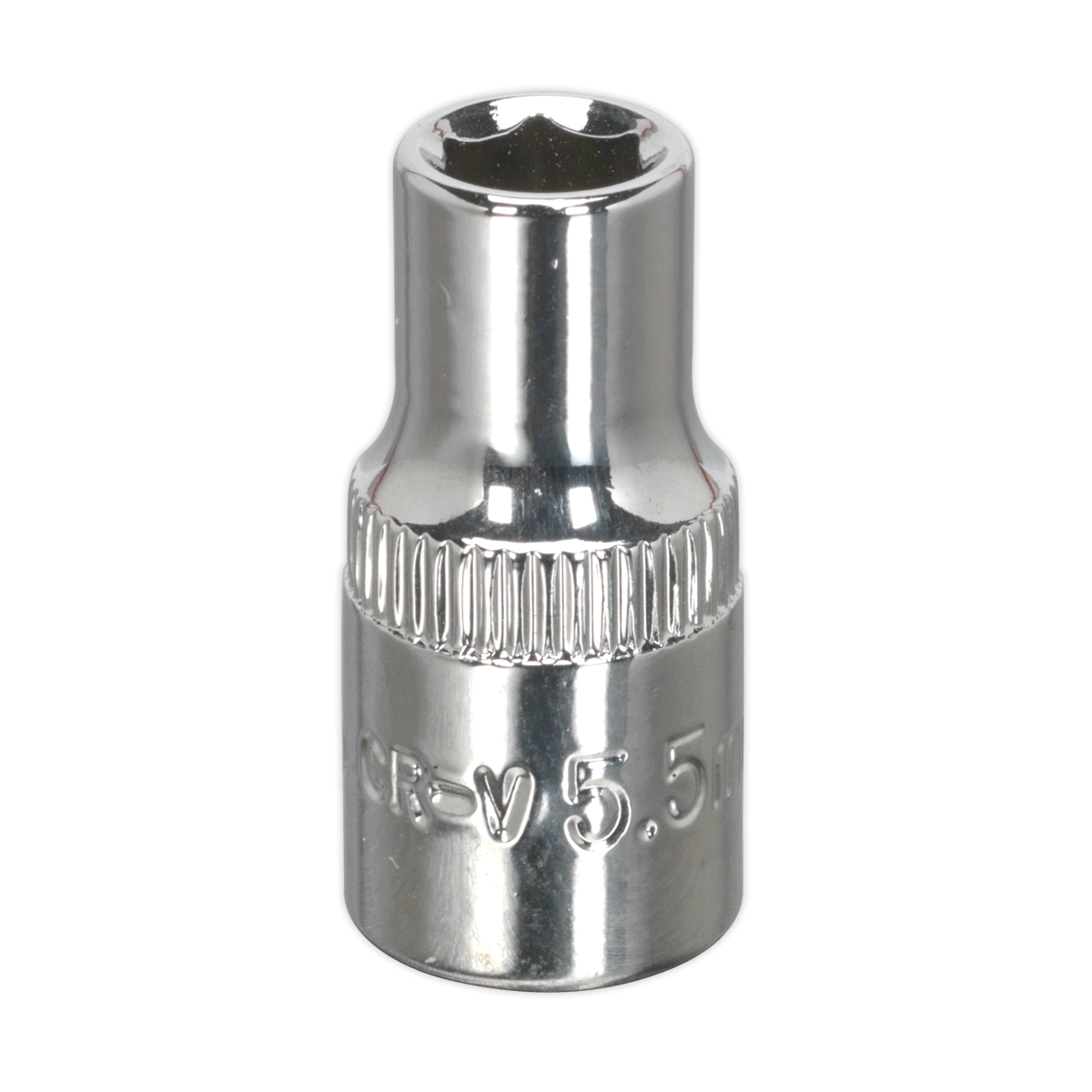 Premier SP14055 Premier Fully Polished Socket 1/4"Sq Drive 5.5mm