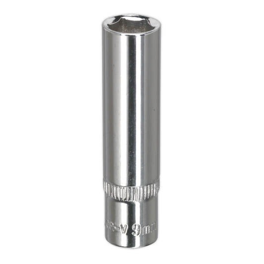 Premier SP1409D Premier Fully Polished Deep Socket 1/4"Sq Drive 9mm