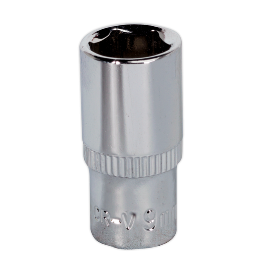 Premier SP1409 Premier Fully Polished Socket 1/4"Sq Drive 9mm