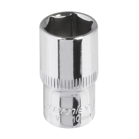 Premier SP1410 Premier Fully Polished Socket 1/4"Sq Drive 10mm