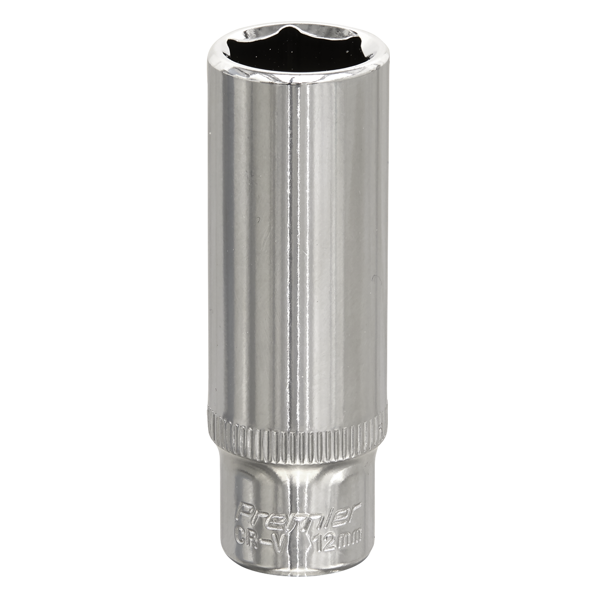 Premier SP1412D Premier Fully Polished Deep Socket 1/4"Sq Drive 12mm