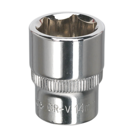 Premier SP1414 Premier Fully Polished Socket 1/4"Sq Drive 14mm