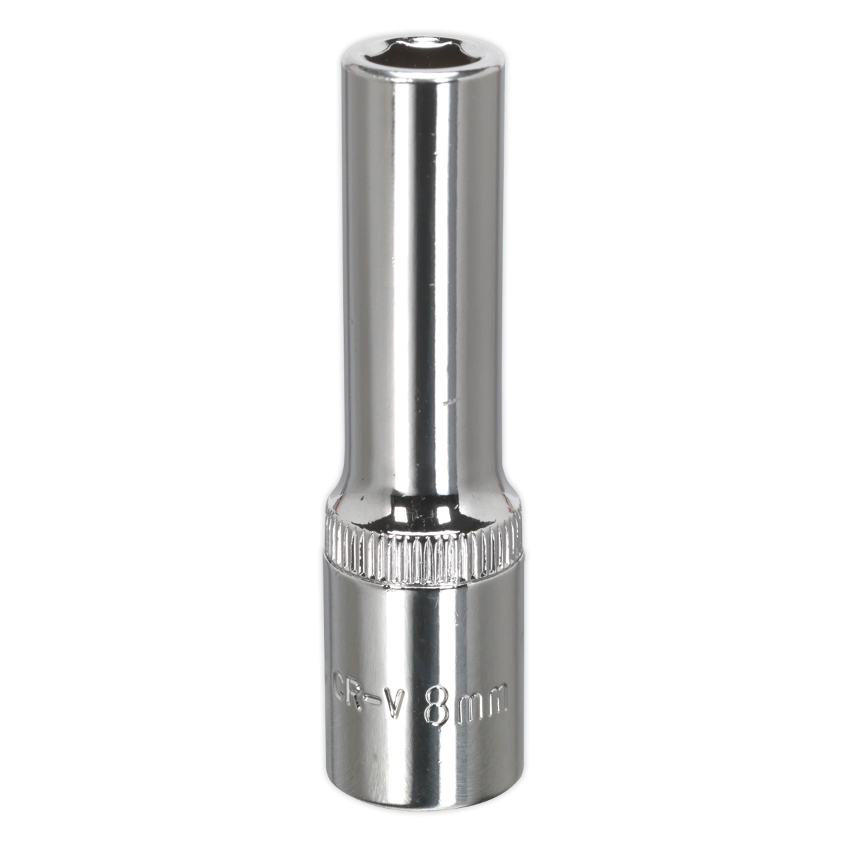 Premier SP3808D Premier Fully Polished Deep Socket 3/8"Sq Drive 8mm