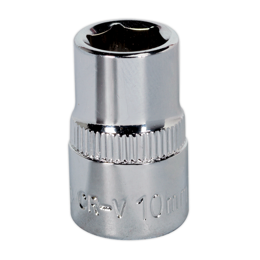 Premier SP3810 Premier Fully Polished Socket 3/8"Sq Drive 10mm