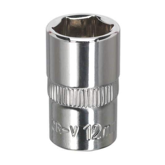 Premier SP3812 Premier Fully Polished Socket 3/8"Sq Drive 12mm