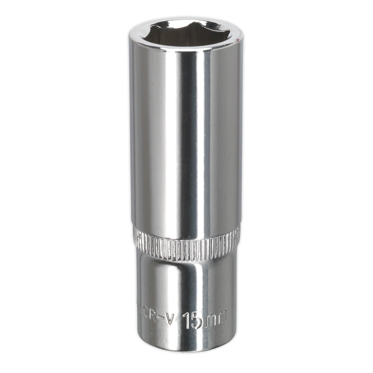 Premier SP3815D Premier Fully Polished Deep Socket 3/8"Sq Drive 15mm