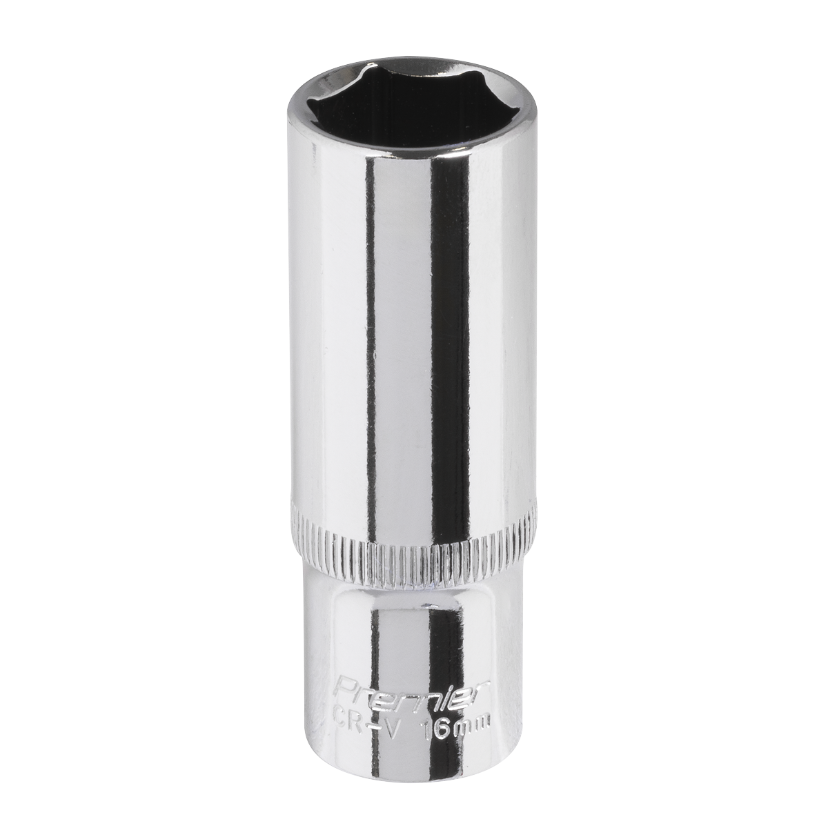 Premier SP3816D Premier Fully Polished Deep Socket 3/8"Sq Drive 16mm