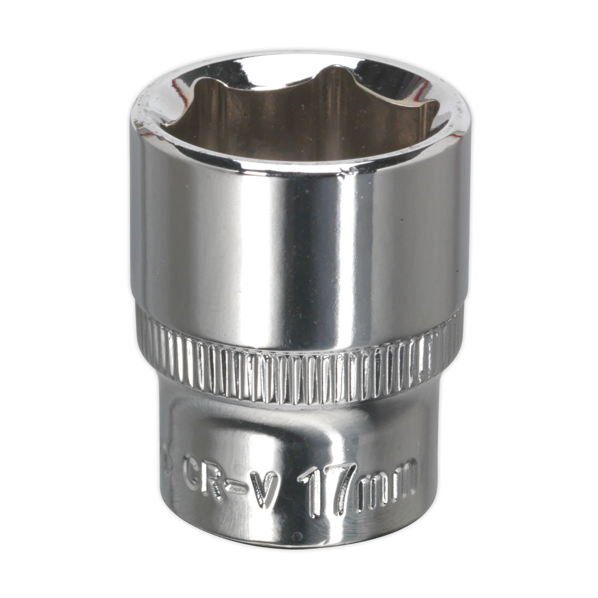 Premier SP3817 Premier Fully Polished Socket 3/8"Sq Drive 17mm