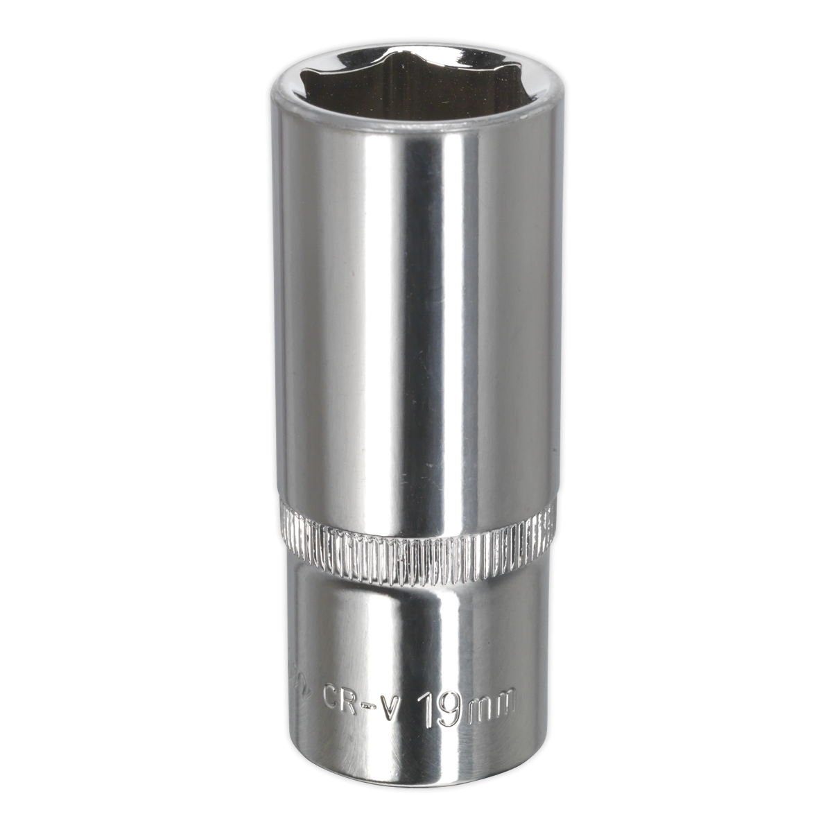 Premier SP3819D Premier Fully Polished Socket 3/8"Sq Drive 19mm