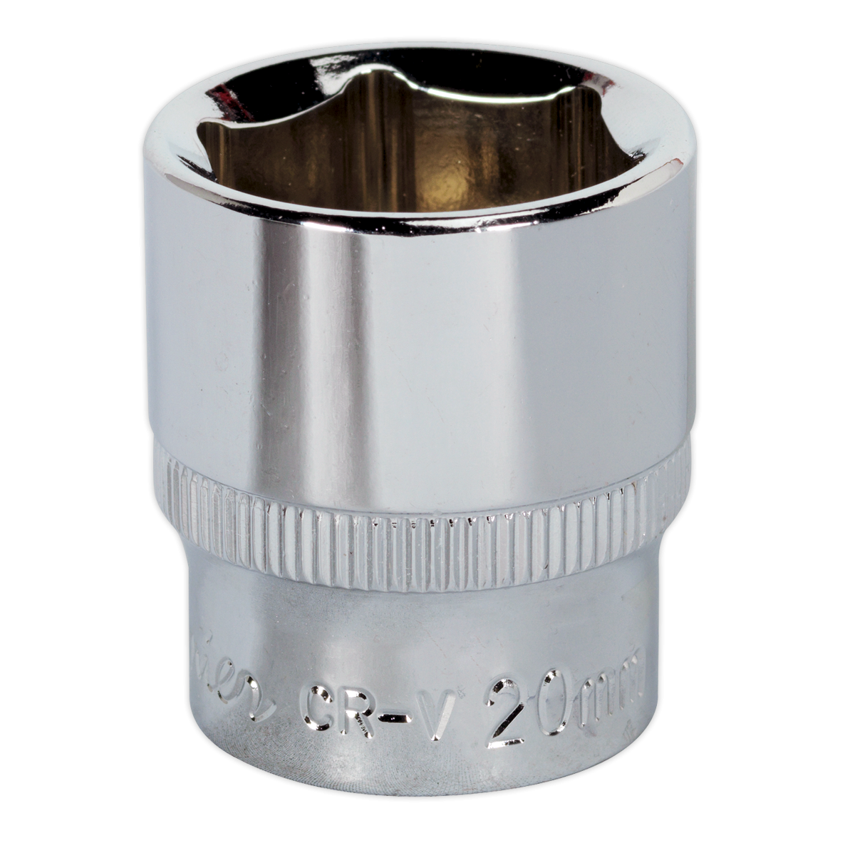 Premier SP3820 Premier Fully Polished Socket 3/8"Sq Drive 20mm