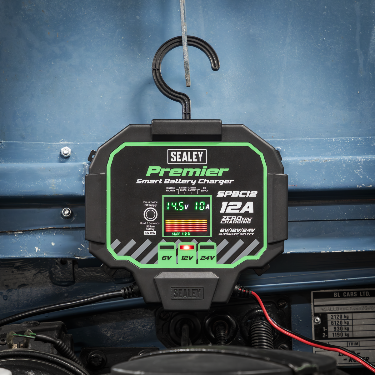 Premier SPBC12 Premier Fully Automatic Battery Charger & Maintainer 12A