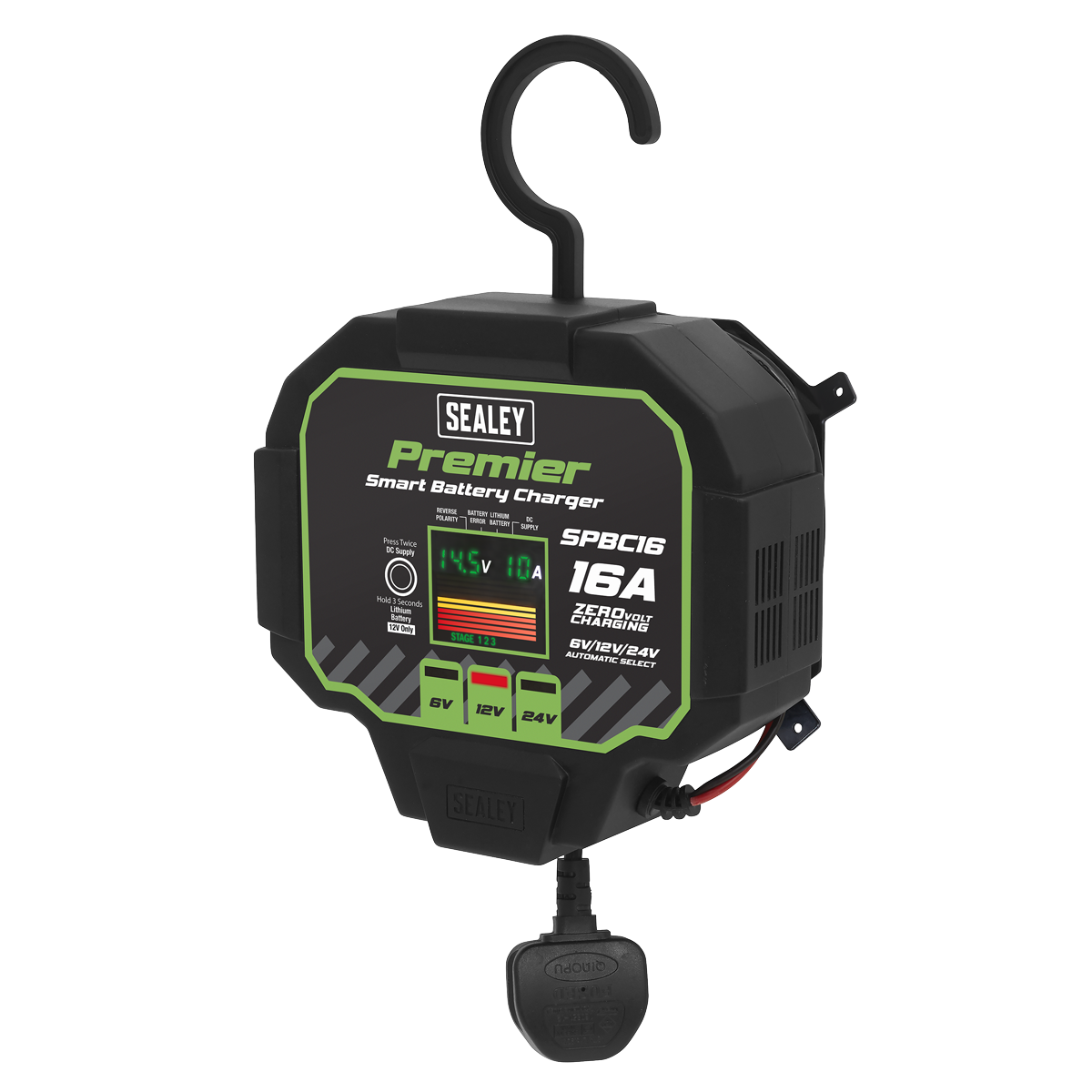 Premier SPBC16 Premier Fully Automatic Battery Charger & Maintainer 16A