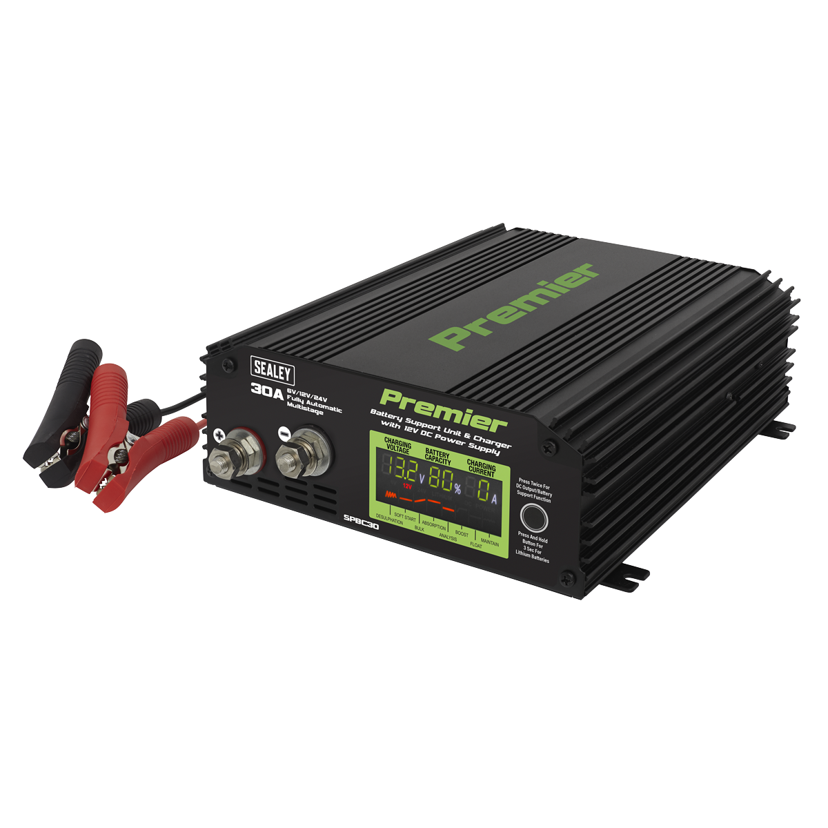Premier SPBC30 Premier Battery Support Unit Charger & Maintainer 30A