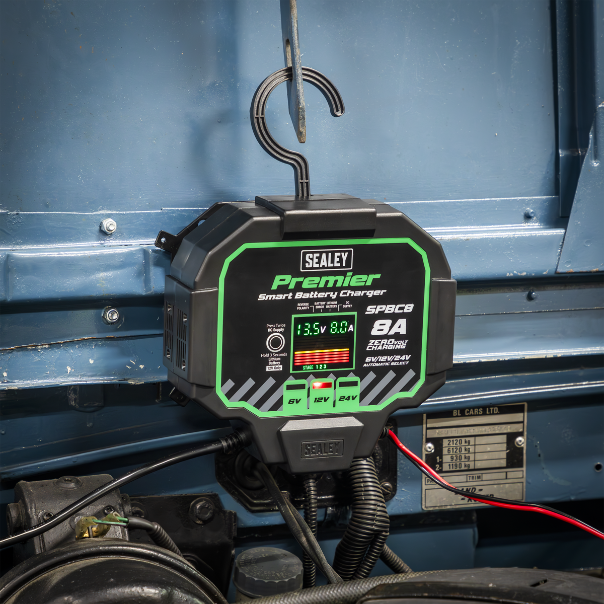 Premier SPBC8 Premier Fully Automatic Battery Charger & Maintainer 8A