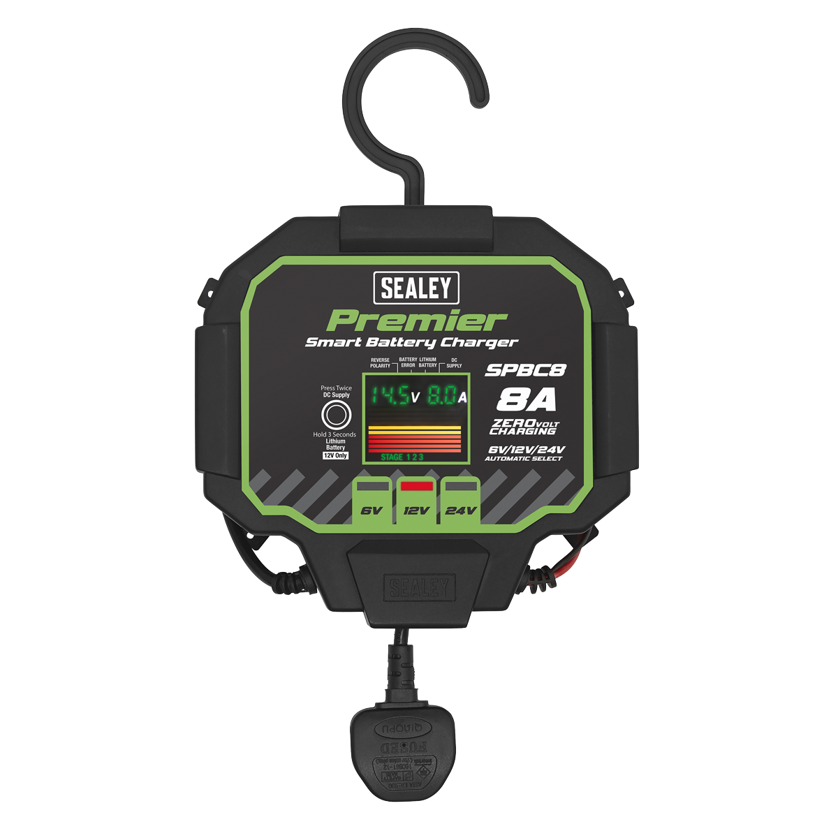 Premier SPBC8 Premier Fully Automatic Battery Charger & Maintainer 8A