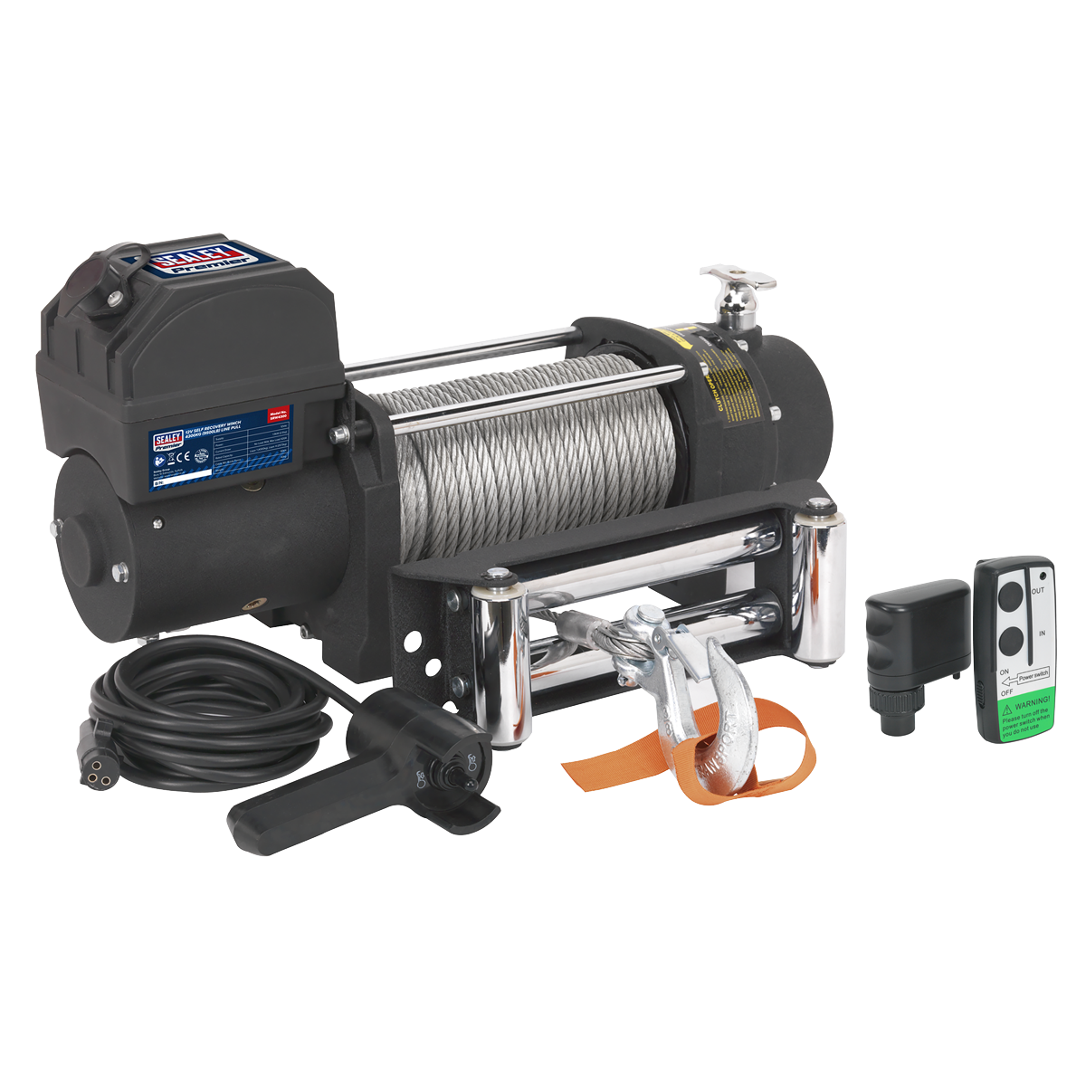 Premier SRW4300KIT Self-Recovery Wireless Winch SRW4300 Combo Kit