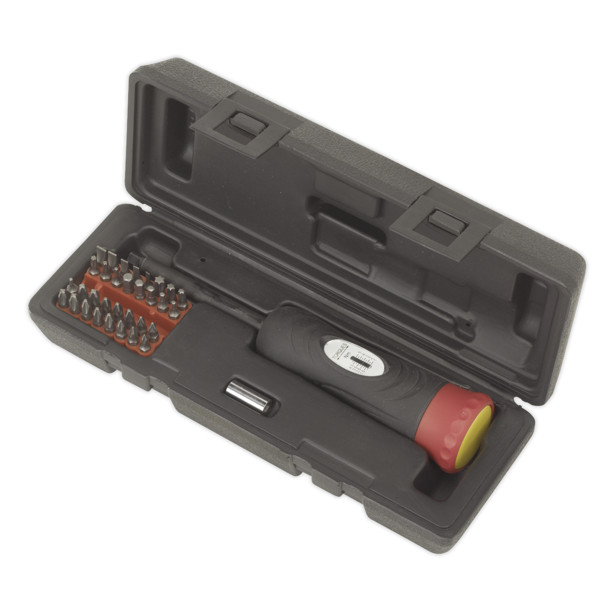 Premier STS100 Premier Digital Torque Screwdriver Set 1/4"Sq Drive 2-10Nm 34pc