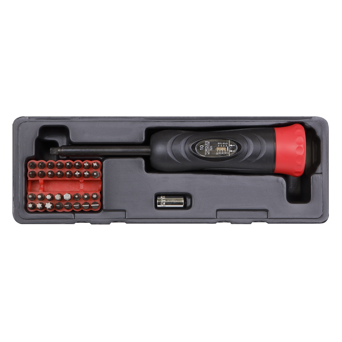 Premier STS100 Premier Digital Torque Screwdriver Set 1/4"Sq Drive 2-10Nm 34pc