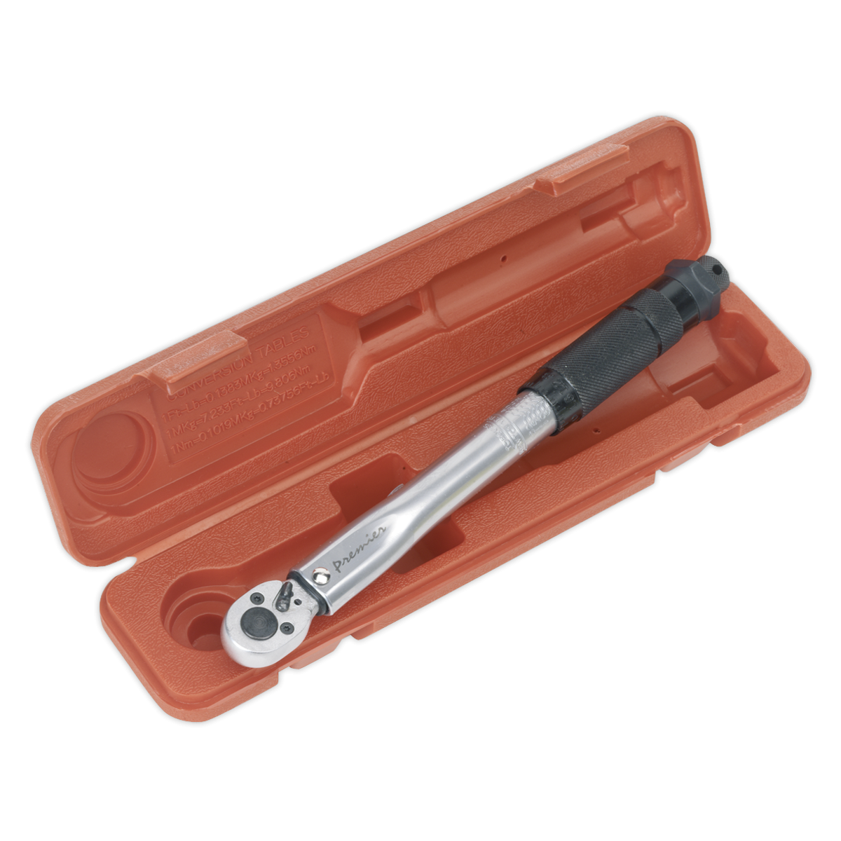 Premier STW1012 Premier Calibrated Micrometer Style Torque Wrench 3/8"Sq Drive 2-24Nm