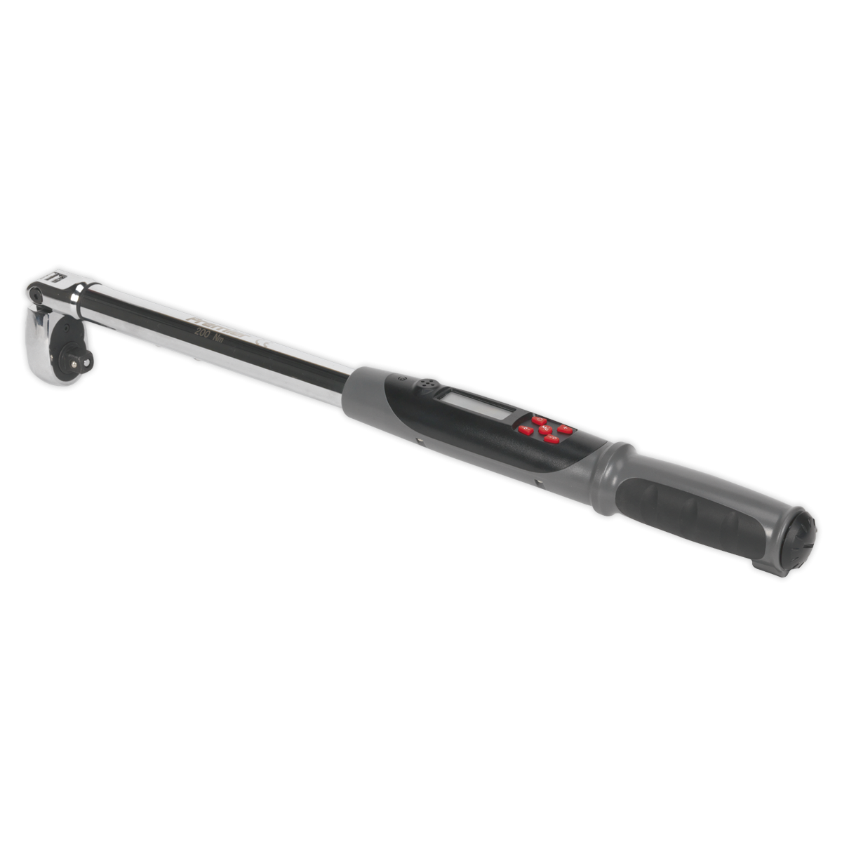 Premier STW309 Premier Flexi-Head Digital Torque Wrench with Angle Function 1/2"Sq Drive 20-200Nm