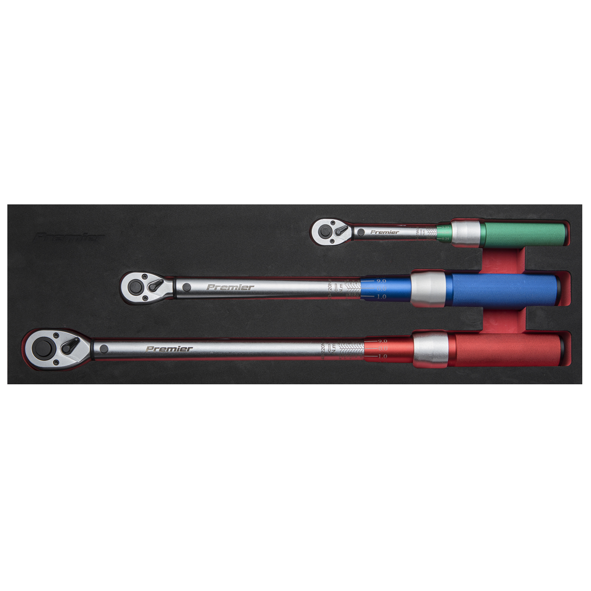 Premier STW900SET Premier Calibrated Micrometer Torque Wrench Set 3pc