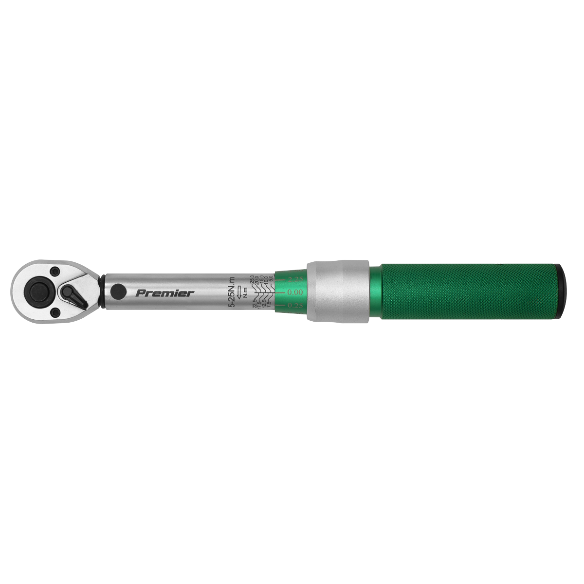 Premier STW901 Premier Calibrated Micrometer Torque Wrench 1/4"Sq Drive 5-25Nm