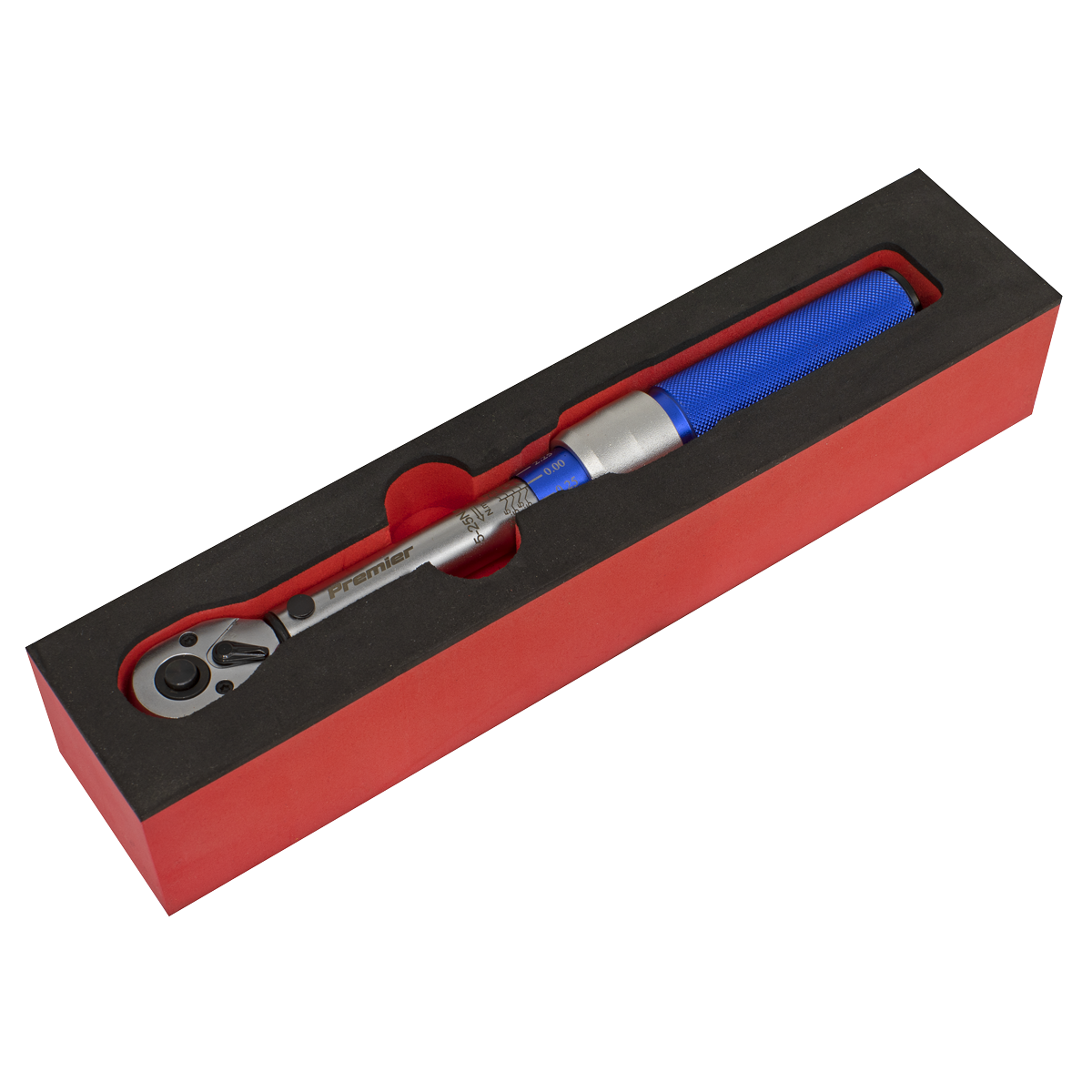Premier STW902 Premier Calibrated Micrometer Torque Wrench 3/8"Sq Drive 5-25Nm