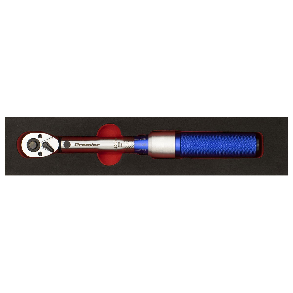 Premier STW902 Premier Calibrated Micrometer Torque Wrench 3/8"Sq Drive 5-25Nm