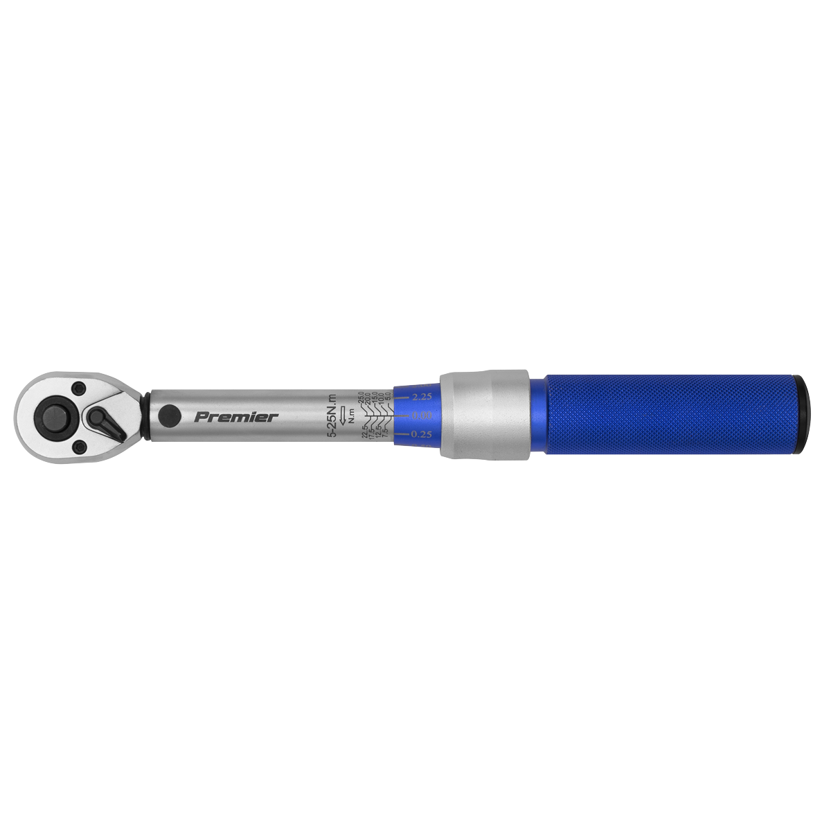 Premier STW902 Premier Calibrated Micrometer Torque Wrench 3/8"Sq Drive 5-25Nm